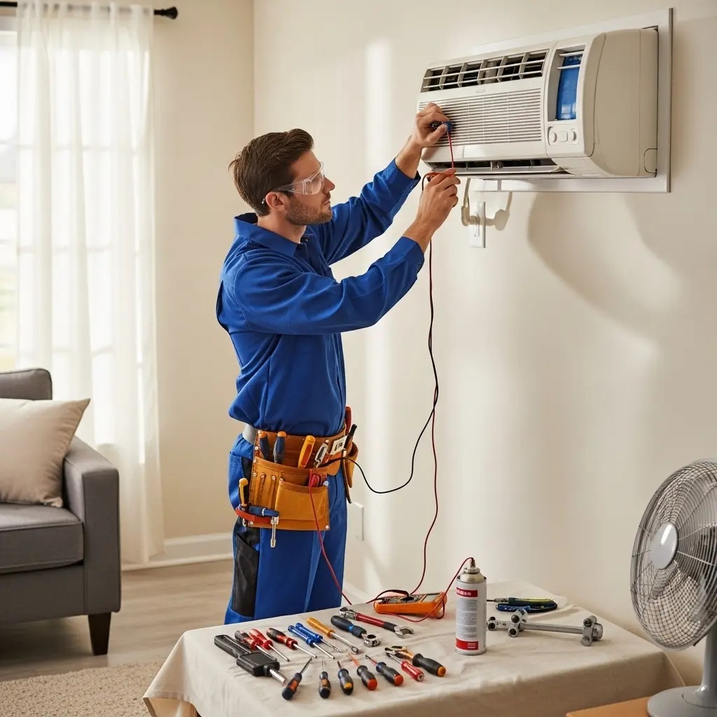 Aliağa Beko Beko klima gaz dolumu ve bakım – Enerji verimliliği artırıldı. - Teknik servis örneği